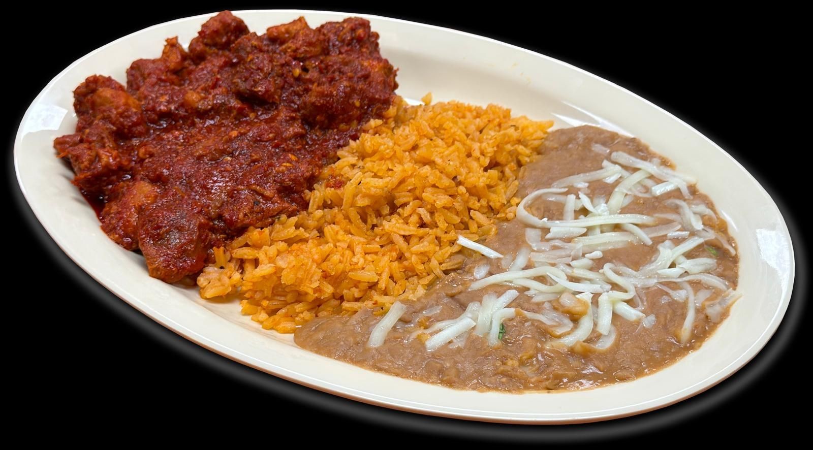 Guisado de puerco en salsa verde o roja 